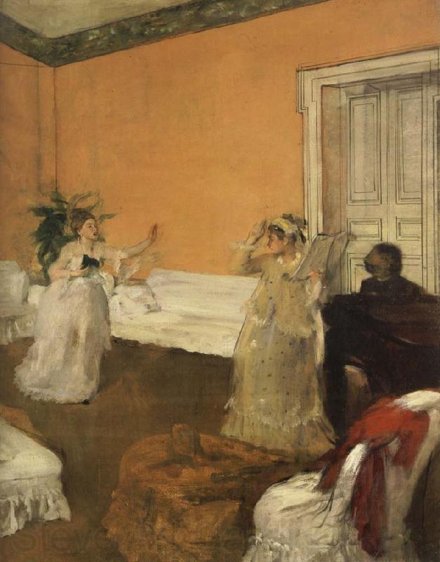 Edgar Degas The Song Rehearsal